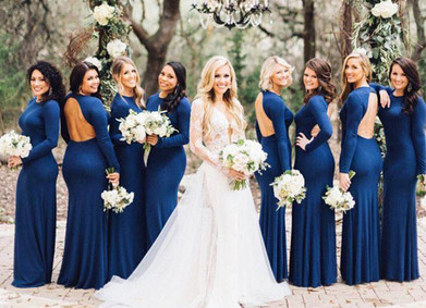 Цвет свадьбы – классический Синий