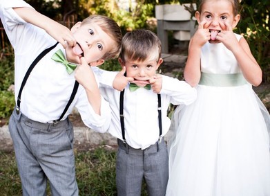 Дети на свадьбе: секреты от слёз и истерик