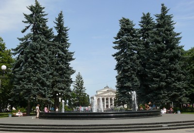 Светомузыкальный фонтан - место для фотосессии в Чернигове - портфолио 2