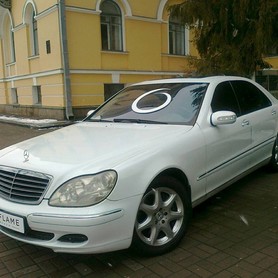 Mercedes S500 Long - авто на свадьбу в Киеве - портфолио 1