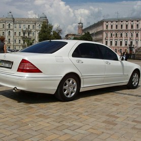 Mercedes S500 Long - авто на свадьбу в Киеве - портфолио 3