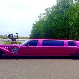 035 Лимузин ретро Excalibur розовый - авто на свадьбу в Киеве - портфолио 2