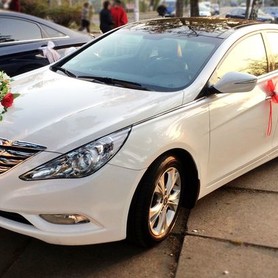 165 Hyundai Sonata белая 2013 - авто на свадьбу в Киеве - портфолио 2