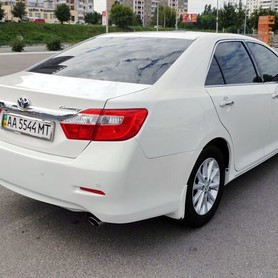 152 Toyota Camry V50 белая - авто на свадьбу в Киеве - портфолио 2