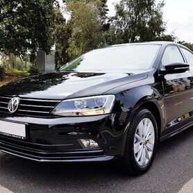 158 Volkswagen Jetta черный - авто на свадьбу в Киеве - портфолио 1