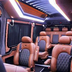 278 Микроавтобус Mercedes Sprinter черный VIP - авто на свадьбу в Киеве - портфолио 6