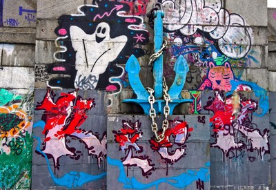 Стена граффити - место для фотосессии в Киеве - портфолио 1