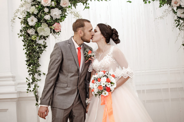 Оранжевая свадьба - фото №19
