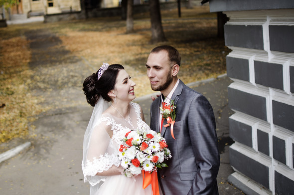 Оранжевая свадьба - фото №9