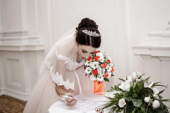 Оранжевая свадьба - фото №21