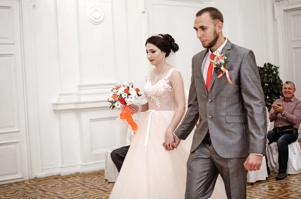 Оранжевая свадьба - фото №15