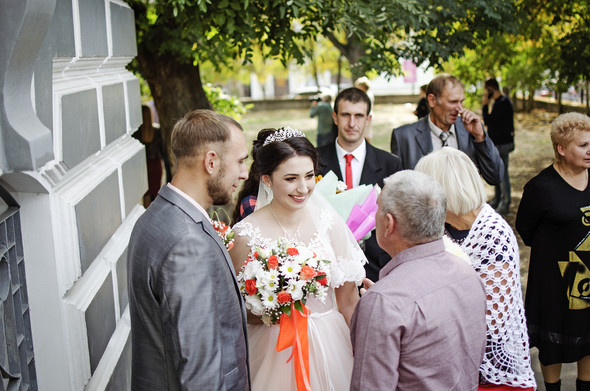 Оранжевая свадьба - фото №31