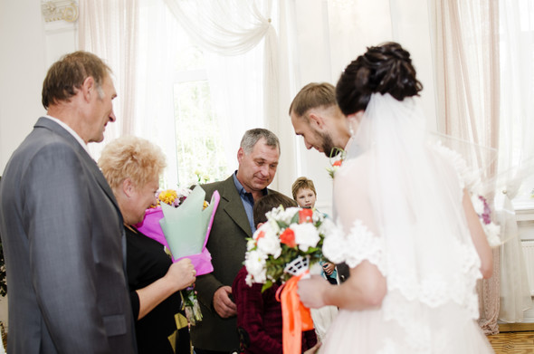 Оранжевая свадьба - фото №25