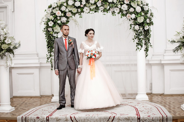 Оранжевая свадьба - фото №17