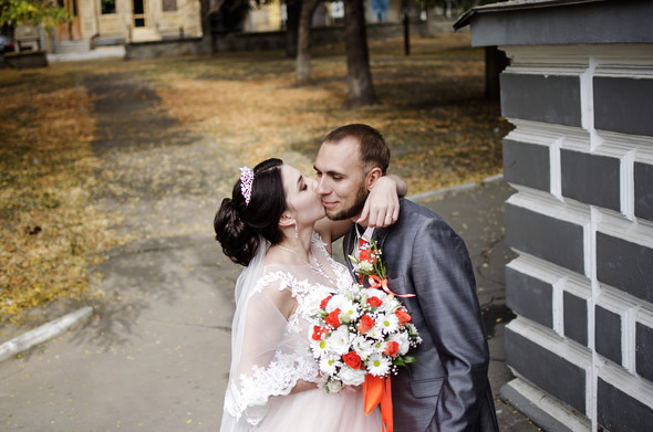 Оранжевая свадьба - фото №10