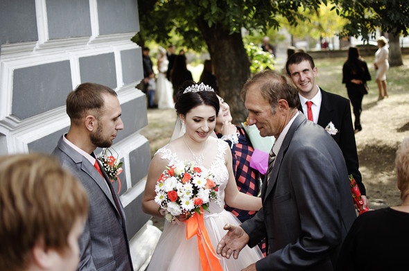 Оранжевая свадьба - фото №28