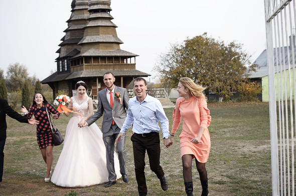 Оранжевая свадьба - фото №82
