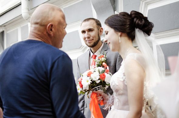 Оранжевая свадьба - фото №33