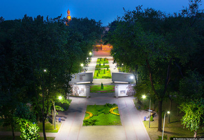 Ночной парк Героев - место для фотосессии в Кривом Роге - портфолио 2