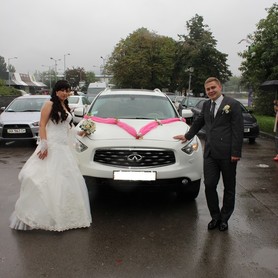 Infiniti FX 35 - авто на свадьбу в Одессе - портфолио 3