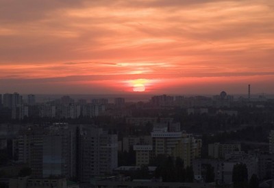 Смотровая площадка на проспекте Лобановского - место для фотосессии в Киеве - портфолио 1