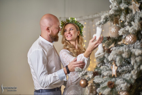 Свадебные фото в Оранжерее в Киеве, студийная сьемка в фотостудии Счастье - фото №33
