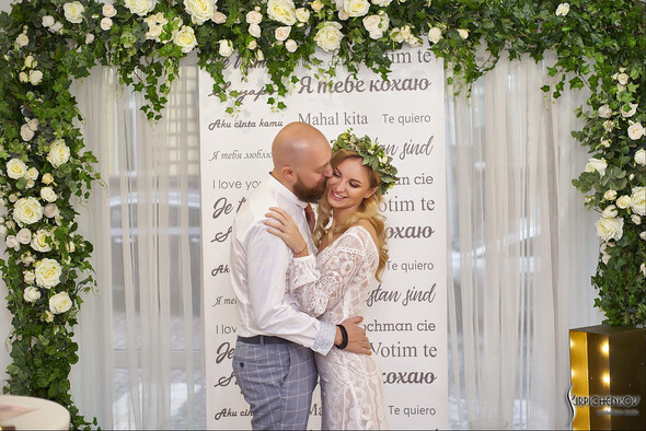 Свадебные фото в Оранжерее в Киеве, студийная сьемка в фотостудии Счастье - фото №25
