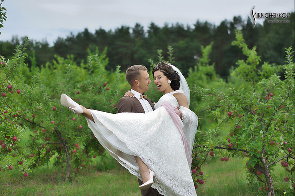  Свадебные фото в яблочном саду, г. Чернигов - фото №25