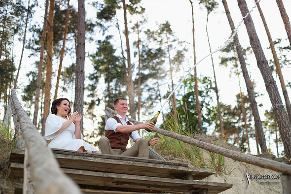 Свадебные фото в Сухолучье, Киевское море и сьемка в поле  - фото №9