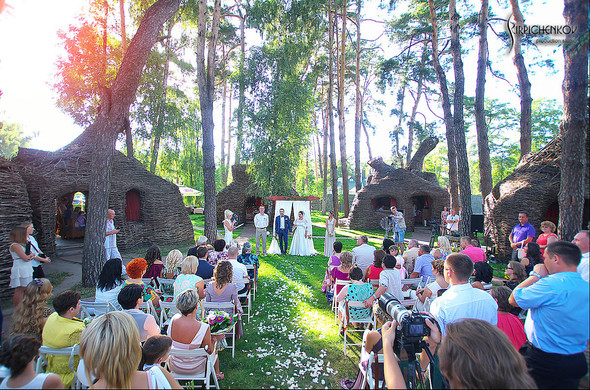 Свадебные фото на Мануфактуре и выездная церемония в ресторане Kidev - фото №73