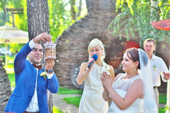 Свадебные фото на Мануфактуре и выездная церемония в ресторане Kidev - фото №79
