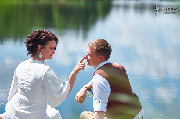 Свадебные фото в Сухолучье, Киевское море и сьемка в поле  - фото №47