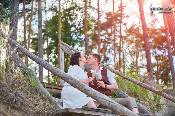 Свадебные фото в Сухолучье, Киевское море и сьемка в поле  - фото №7