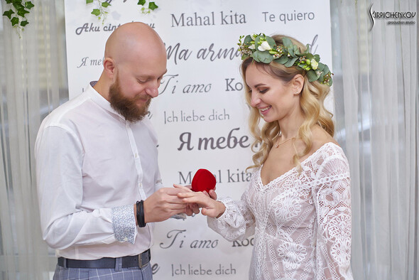 Свадебные фото в Оранжерее в Киеве, студийная сьемка в фотостудии Счастье - фото №26