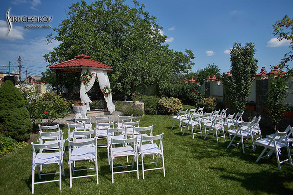  Свадьба на природе возле частного дома с выездной церемонией - фото №14