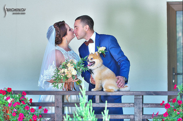 Свадебные фото на Мануфактуре и выездная церемония в ресторане Kidev - фото №29