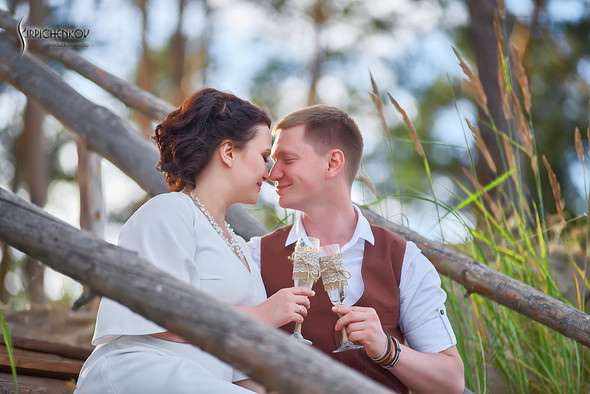 Свадебные фото в Сухолучье, Киевское море и сьемка в поле  - фото №6