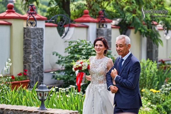  Свадьба на природе возле частного дома с выездной церемонией - фото №16