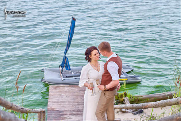 Свадебные фото в Сухолучье, Киевское море и сьемка в поле  - фото №2