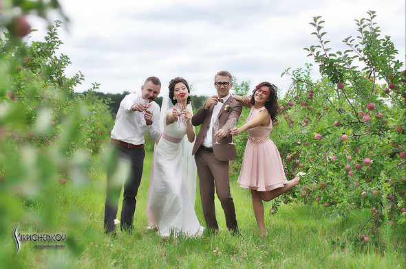  Свадебные фото в яблочном саду, г. Чернигов - фото №30