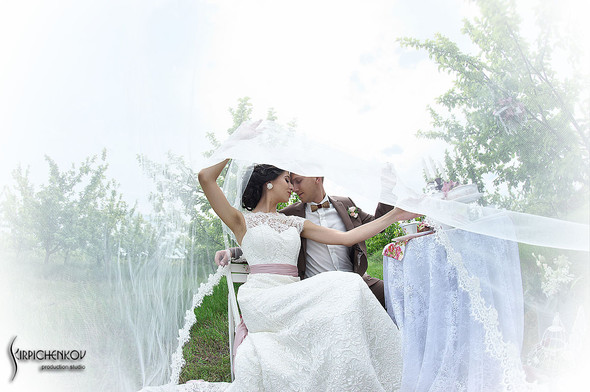  Свадебные фото в яблочном саду, г. Чернигов - фото №16