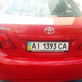 183 Toyota Corolla красная - авто на свадьбу в Киеве - портфолио 4