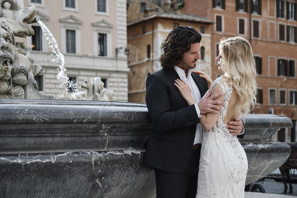 Свадьба Джека и Вероники в Риме - фото №25