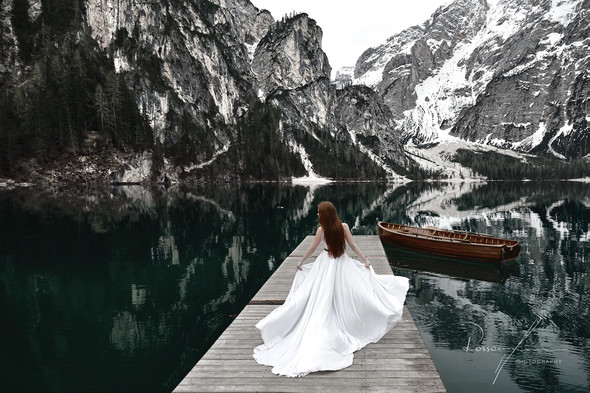 Свадьба Александры и Норика на озере Браес - фото №11