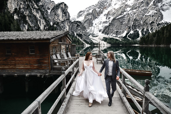 Свадьба Александры и Норика на озере Браес - фото №4