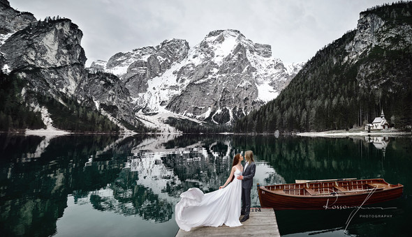 Свадьба Александры и Норика на озере Браес - фото №26