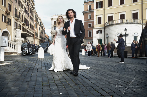 Свадьба Джека и Вероники в Риме - фото №15