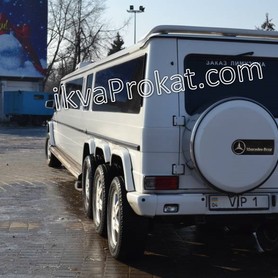Лімузин Мерседес Гєлік 4 вісі (Gelandewagen) - авто на свадьбу в Ровно - портфолио 5