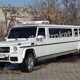 Лімузин Мерседес Гєлік 4 вісі (Gelandewagen) - авто на свадьбу в Ровно - портфолио 3
