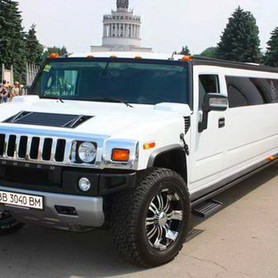 022 Лимузин Hummer H2 white - авто на свадьбу в Киеве - портфолио 2